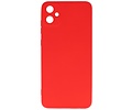 Fashion Backcover Telefoonhoesje - Color Hoesje - Geschikt voor de Samsung Galaxy A05 - Rood
