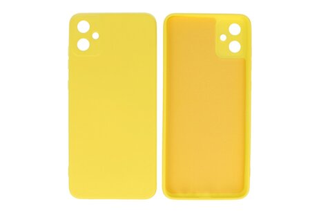 BAOHU Fashion Backcover Telefoonhoesje - Color Hoesje - Geschikt voor de Samsung Galaxy A05 - Geel