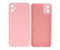 Fashion Backcover Telefoonhoesje - Color Hoesje - Geschikt voor de Samsung Galaxy A05 - Roze