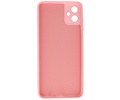 BAOHU Fashion Backcover Telefoonhoesje - Color Hoesje - Geschikt voor de Samsung Galaxy A05 - Roze