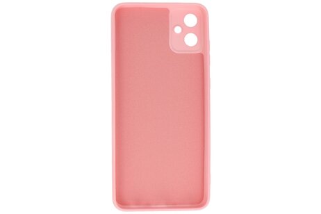 Fashion Backcover Telefoonhoesje - Color Hoesje - Geschikt voor de Samsung Galaxy A05 - Roze