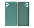 BAOHU Fashion Backcover Telefoonhoesje - Color Hoesje - Geschikt voor de Samsung Galaxy A05 - Donker Groen