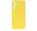 Fashion Backcover Telefoonhoesje - Color Hoesje - Geschikt voor de Samsung Galaxy A05s - Geel