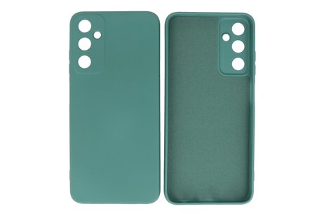 BAOHU Fashion Backcover Telefoonhoesje - Color Hoesje - Geschikt voor de Samsung Galaxy A05s - Donker Groen
