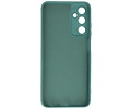 Fashion Backcover Telefoonhoesje - Color Hoesje - Geschikt voor de Samsung Galaxy A05s - Donker Groen