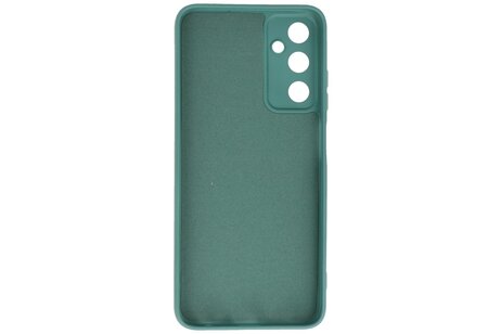 Fashion Backcover Telefoonhoesje - Color Hoesje - Geschikt voor de Samsung Galaxy A05s - Donker Groen