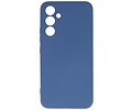 Fashion Backcover Telefoonhoesje - Color Hoesje - Geschikt voor de Samsung Galaxy A15 4/5G - Navy