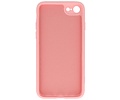 Hoesje Geschikt voor de iPhone SE 2020 & iPhone 8 & iPhone 7 - Fashion Color Backcover Telefoonhoesje - Roze