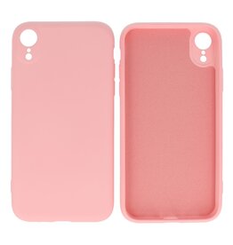 iPhone XR Hoesje Fashion Backcover Telefoonhoesje Roze