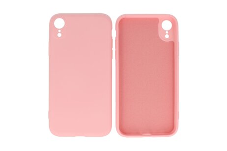BAOHU Fashion Backcover Telefoonhoesje - Color Hoesje - Geschikt voor iPhone XR - Roze