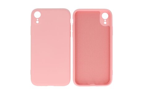Fashion Backcover Telefoonhoesje - Color Hoesje - Geschikt voor iPhone XR - Roze