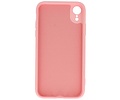 BAOHU Fashion Backcover Telefoonhoesje - Color Hoesje - Geschikt voor iPhone XR - Roze