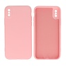 BAOHU iPhone Xs - X Hoesje Fashion Backcover Telefoonhoesje Roze