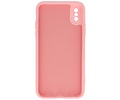 BAOHU Fashion Backcover Telefoonhoesje - Color Hoesje - Geschikt voor iPhone X - Xs - Roze