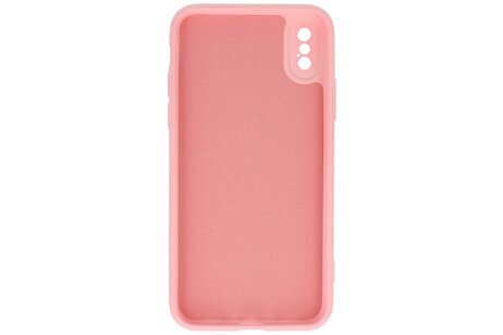 BAOHU Fashion Backcover Telefoonhoesje - Color Hoesje - Geschikt voor iPhone X - Xs - Roze