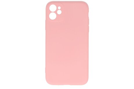 BAOHU Fashion Backcover Telefoonhoesje - Color Hoesje - Geschikt voor iPhone 11 - Roze