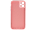 Fashion Backcover Telefoonhoesje - Color Hoesje - Geschikt voor iPhone 11 - Roze