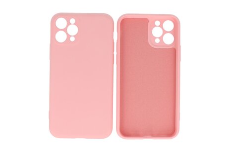 BAOHU Fashion Backcover Telefoonhoesje - Color Hoesje - Geschikt voor iPhone 11 Pro - Roze