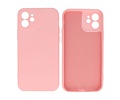 BAOHU Fashion Backcover Telefoonhoesje - Color Hoesje - Geschikt voor de iPhone 12 - Roze