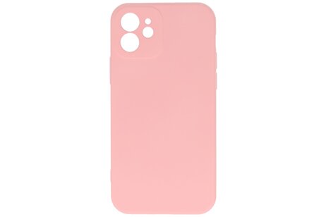 Fashion Backcover Telefoonhoesje - Color Hoesje - Geschikt voor de iPhone 12 - Roze