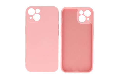 BAOHU Hoesje Geschikt voor de iPhone 13 - Fashion Color Backcover Telefoonhoesje - Roze