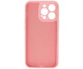 Hoesje Geschikt voor de iPhone 13 Pro - Fashion Color Backcover Telefoonhoesje - Roze