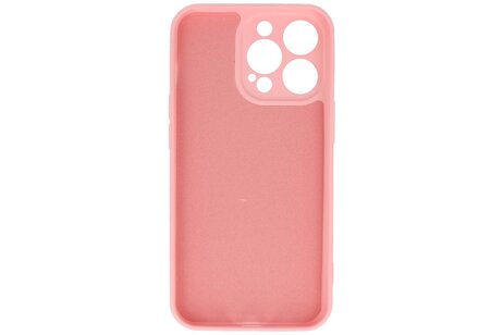 BAOHU Hoesje Geschikt voor de iPhone 13 Pro - Fashion Color Backcover Telefoonhoesje - Roze