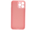 BAOHU Hoesje Geschikt voor de iPhone 13 Pro Max - Fashion Color Backcover Telefoonhoesje - Roze