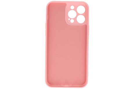 Hoesje Geschikt voor de iPhone 13 Pro Max - Fashion Color Backcover Telefoonhoesje - Roze