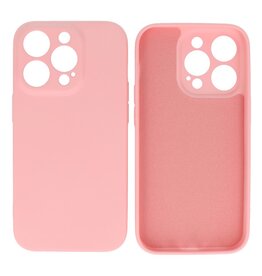 iPhone 14 Pro Hoesje Fashion Backcover Telefoonhoesje Roze