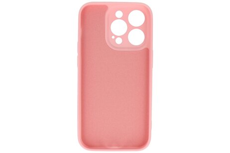 Fashion Backcover Telefoonhoesje - Color Hoesje - Geschikt voor iPhone 14 Pro - Roze
