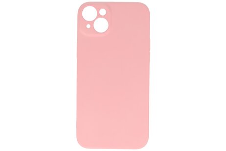 Fashion Backcover Telefoonhoesje - Color Hoesje - Geschikt voor iPhone 14 Plus - Roze