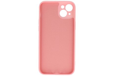 Fashion Backcover Telefoonhoesje - Color Hoesje - Geschikt voor iPhone 14 Plus - Roze