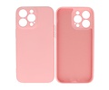 BAOHU Fashion Backcover Telefoonhoesje - Color Hoesje - Geschikt voor iPhone 14 Pro Max - Roze