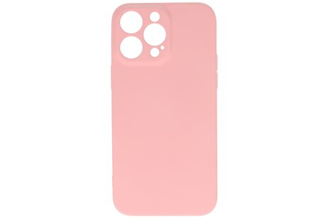 BAOHU Fashion Backcover Telefoonhoesje - Color Hoesje - Geschikt voor iPhone 14 Pro Max - Roze