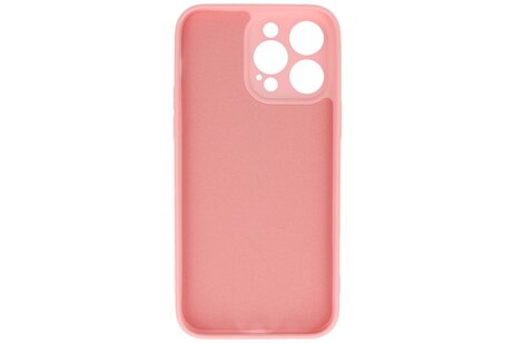 Fashion Backcover Telefoonhoesje - Color Hoesje - Geschikt voor iPhone 14 Pro Max - Roze