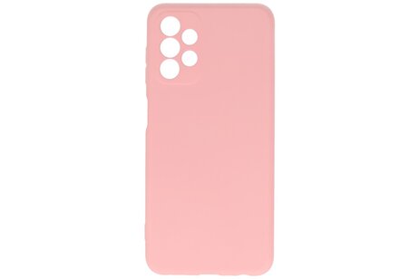 BAOHU Fashion Backcover Telefoonhoesje - Color Hoesje - Geschikt voor Samsung Galaxy A13 4G - Roze