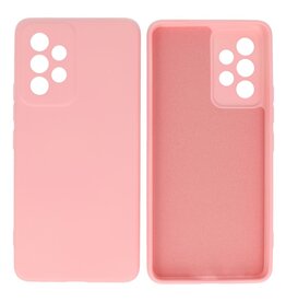BAOHU Samsung Galaxy A53 5G Hoesje Fashion Backcover Telefoonhoesje Roze