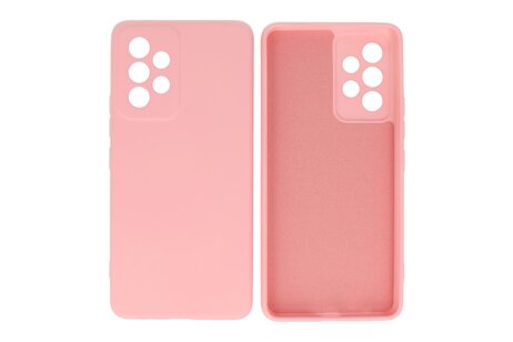 BAOHU Fashion Backcover Telefoonhoesje - Color Hoesje - Geschikt voor Samsung Galaxy A53 5G - Roze