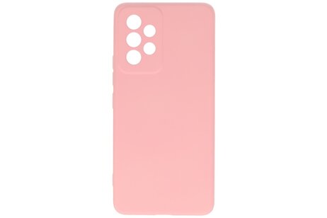 Fashion Backcover Telefoonhoesje - Color Hoesje - Geschikt voor Samsung Galaxy A53 5G - Roze
