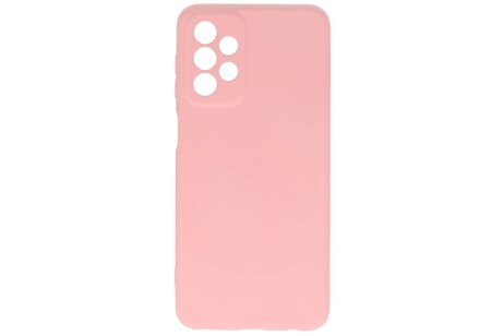 BAOHU Fashion Backcover Telefoonhoesje - Color Hoesje - Geschikt voor Samsung Galaxy A23 - Roze