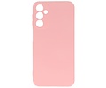 Fashion Backcover Telefoonhoesje - Color Hoesje - Geschikt voor de Samsung Galaxy A24 4G - Roze