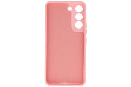 Fashion Backcover Telefoonhoesje - Color Hoesje - Geschikt voor Samsung Galaxy S22 - Roze