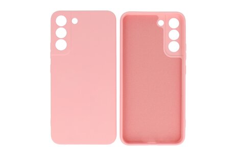 Fashion Backcover Telefoonhoesje - Color Hoesje - Geschikt voor Samsung Galaxy S22 Plus - Roze