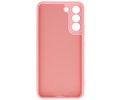 BAOHU Fashion Backcover Telefoonhoesje - Color Hoesje - Geschikt voor Samsung Galaxy S22 Plus - Roze