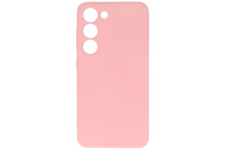BAOHU Fashion Backcover Telefoonhoesje - Color Hoesje - Geschikt voor de Samsung Galaxy S23 - Roze