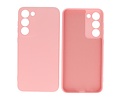 BAOHU Fashion Backcover Telefoonhoesje - Color Hoesje - Geschikt voor de Samsung Galaxy S23 Plus - Roze