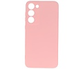 Fashion Backcover Telefoonhoesje - Color Hoesje - Geschikt voor de Samsung Galaxy S23 Plus - Roze