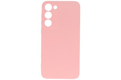 BAOHU Fashion Backcover Telefoonhoesje - Color Hoesje - Geschikt voor de Samsung Galaxy S23 Plus - Roze