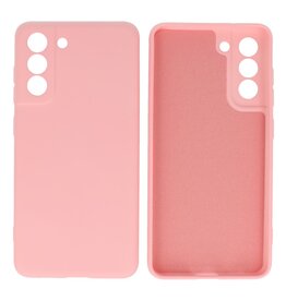 Samsung Galaxy S21 FE Hoesje Fashion Backcover Telefoonhoesje Roze